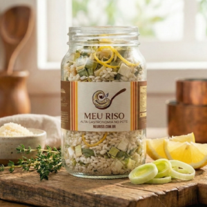 Risoto Alho Poró com Limão